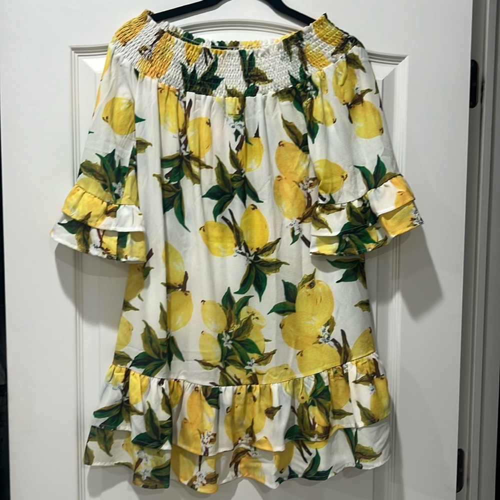 Off the shoulder mini dress